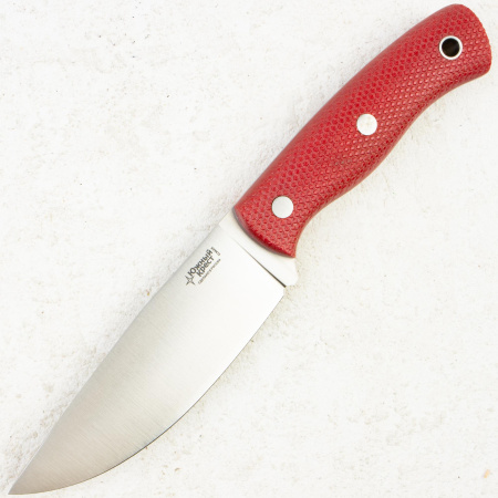 Нож Южный Крест Барибал, Elmax, Convex, Micarta Red, Насечка, 235