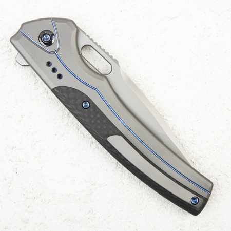 Нож WE Knife Exciton, CPM 20CV, Titanium/Twill Carbon Fiber Gray. LIMITED EDITION Нож WE Knife Exciton, CPM 20CV, Titanium/Twill Carbon Fiber Gray. LIMITED EDITION - купить в интернет-магазине Blademan