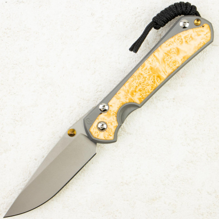 Нож Chris Reeve Large Sebenza 31 Inlay, CPM MagnaCut, Titanium/Box Elder Handle, L31-1108