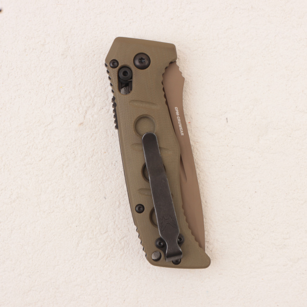 Нож Benchmade Mini Auto Adamas, CruWear, OD Green G10 Handle, 2730FE-2