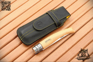 Чехол кожаный Opinel Chic, черный - купить в интернет-магазине Blademan