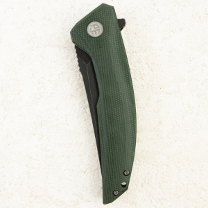 Нож Petrified Fish Deepsea, PVD Stonewashed, K110, Micarta Green Handle, PFP05GRMDW Нож Petrified Fish Deepsea, PVD Stonewashed, K110, Micarta Green Handle, PFP05GRMDW