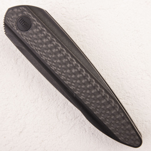 Нож WE Knife Black Void Opus, 20CV Black, 6AL4V Titanium/Carbon Fiber - складной туристические ножи из стали Нож WE Knife Black Void Opus, 20CV Black, 6AL4V Titanium/Carbon Fiber - складной туристические ножи из стали