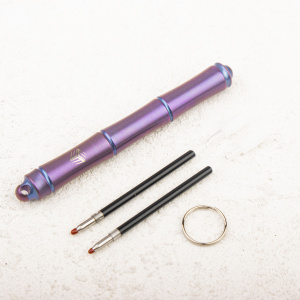Тактическая ручка WE KNIFE Syrinx Purple, 6AL4V Titanium Тактическая ручка WE KNIFE Syrinx Purple, 6AL4V Titanium - купить в интернет-магазине Blademan