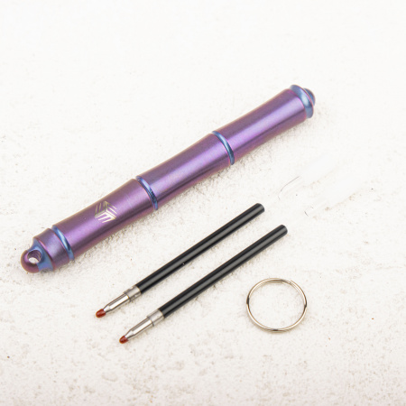 Тактическая ручка WE KNIFE Syrinx Purple, 6AL4V Titanium - купить в интернет-магазине Blademan