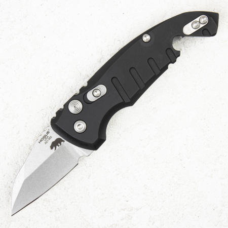 Нож Hogue A01-MicroSwitch Auto, CPM 154, Aluminum Black, 24140