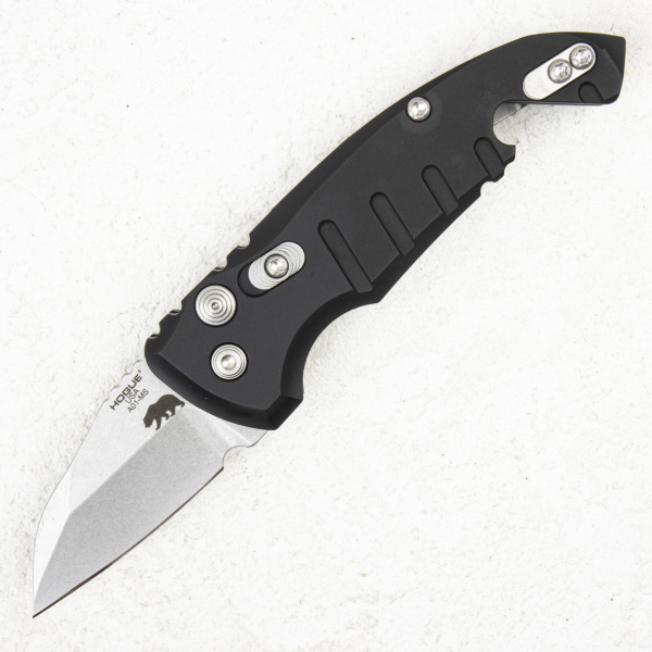 Нож Hogue A01-MicroSwitch Auto, CPM 154, Aluminum Black, 24140