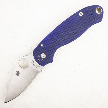 Нож Spyderco Paramilitary 3, CPM S110V, G10 Dark Blue