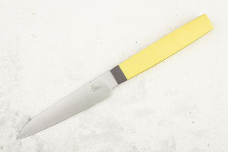 Нож овощной OWL P100 F, Elmax Cryo, Микарта Lemon - купить в интернет-магазине Blademan