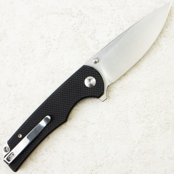 Нож SENCUT Praktisk, Satin, 9Cr18MoV, Coarse G10 Black Handle, S24019-1
