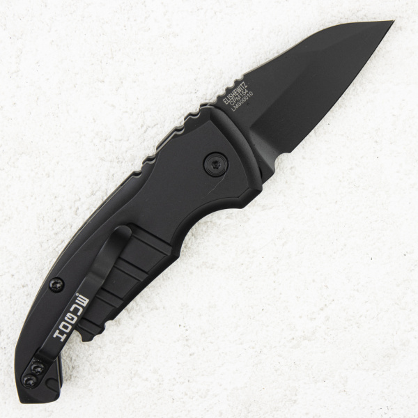 Нож Hogue A01-MicroSwitch Auto, CPM 154 Black, Aluminum Black, 24146