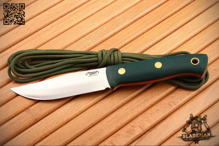 Южный Крест Fox S, N690, Конвекс, Микарта изумруд, Насечка - купить в интернет-магазине Blademan