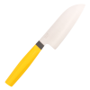 Нож мини Сантоку OWL SA110, N690 Cryo, G10 Yellow Handle