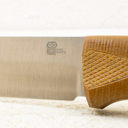 Нож OWL Hoot F, Elmax Cryo, G10 Sand, Kydex, OWL-1121311061