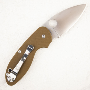 Нож Spyderco Efficient, G-10 Brown - складной туристические ножи из стали Нож Spyderco Efficient, G-10 Brown - складной туристические ножи из стали