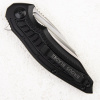 Нож Brous Blades Bionic Flipper, D2 Satin, Aluminium Black, BRB50