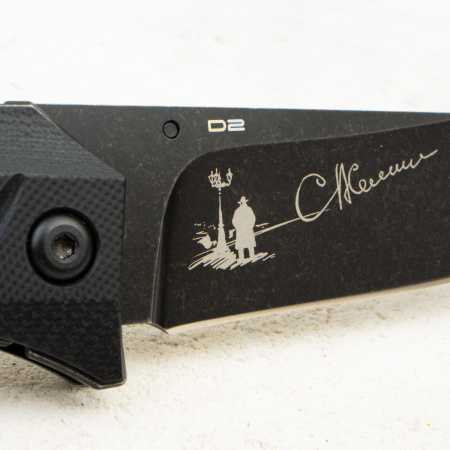 Mr.Blade Bang, D2, Black Stonewashed, G10 Black