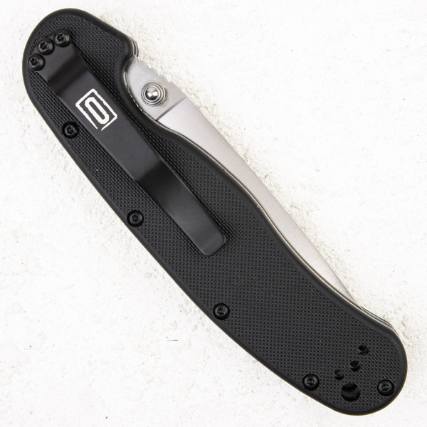 Нож Ontario Rat 1, AUS-8, Satin, Black Nylon, 8848SP