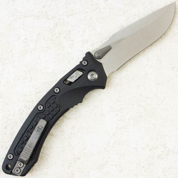 Нож Microtech Amphibian RAM-LOK, Stonewash, M390, G10 Frag Black, 137RL-10 Нож Microtech Amphibian RAM-LOK, Stonewash, M390, G10 Frag Black, 137RL-10