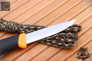 Нож Morakniv Companion F Orange, нержавеющая сталь - купить в интернет-магазине Blademan