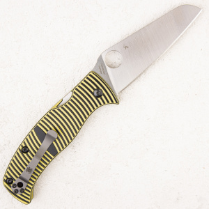 Нож Spyderco Caribbean, LC200N, G10 Black/Yellow - складной туристические ножи из стали Нож Spyderco Caribbean, LC200N, G10 Black/Yellow - складной туристические ножи из стали
