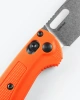 Нож Benchmade Mini Taggedout, 154CM, Orange Grivory Handle, 15533