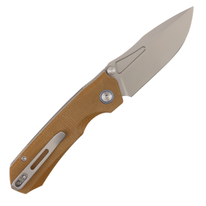 Нож Remette Rhino, 14C28N, Micarta Brown Handle, MC26A