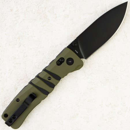 Нож QSP Ripley, Black 14C28N, G10 Olive/Black, QS160-C2 Нож QSP Ripley, Black 14C28N, G10 Olive/Black, QS160-C2