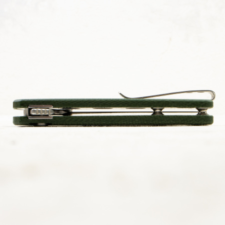 Нож QSP Penguin Button Lock, 14C28N, Micarta Green, QS130BL-C1 Нож QSP Penguin Button Lock, 14C28N, Micarta Green, QS130BL-C1