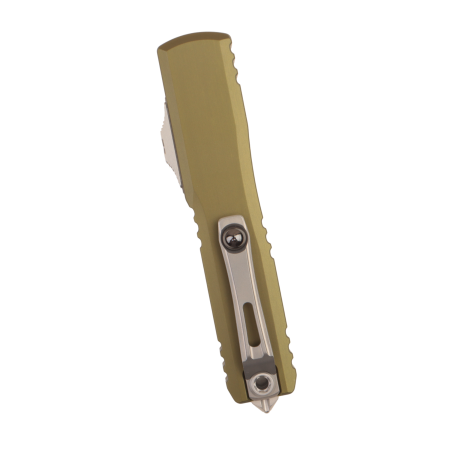 Нож Microtech Ultratech GEN IV, Stonewash, M390, Aluminum OD Green Handle, 11234-10 OD