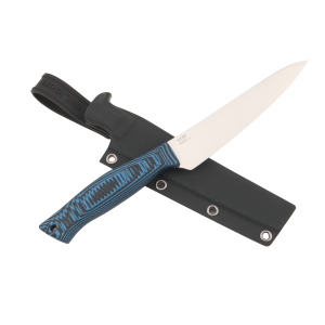 Нож OWL S130 F Универсал, N690 Cryo, G10 Black/Blue, Kydex