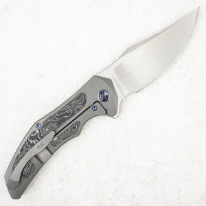 Нож WE Knife Magnetron, CPM 20CV, Titanium/Aluminum Foil Carbon Fiber - складной туристические ножи из стали Нож WE Knife Magnetron, CPM 20CV, Titanium/Aluminum Foil Carbon Fiber - складной туристические ножи из стали