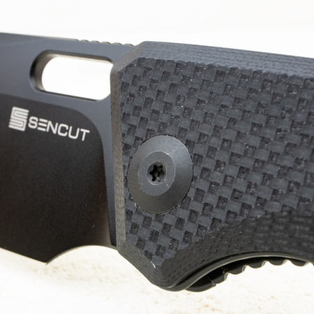 Нож SENCUT GlideStrike Thumb Hole Knife Black Coarse G10, S23018-1 Нож SENCUT GlideStrike Thumb Hole Knife Black Coarse G10, S23018-1 - купить в интернет-магазине Blademan