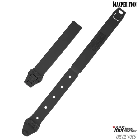 Набор из 6 клипс MAXPEDITION TacTie PJC5 Polymer Joining Clips, Black, PJC5BLK