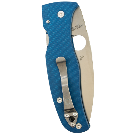 Нож Spyderco Bodacious, CPM SPY27, G10 Cobalt Blue Handle, C263GPCBL
