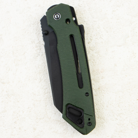 Нож CIVIVI Buster FG, Black Stonewashed, Nitro-V,Micarta Green Handle, C24052-3 Нож CIVIVI Buster FG, Black Stonewashed, Nitro-V,Micarta Green Handle, C24052-3