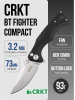 Нож CRKT BT FIGHTER COMPACT, Brian Tighe Design, 8Cr13MoV, FRN Black, 5220