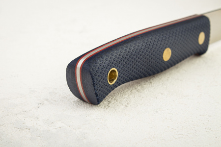 Нож Южный Крест Рыбацкий М, N690, Микарта синяя - купить в интернет-магазине Blademan