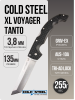 Нож Cold Steel XL Voyager Tanto, AUS-10A, Griv-Ex Black, CS29AXT Нож Cold Steel XL Voyager Tanto, AUS-10A, Griv-Ex Black, CS29AXT