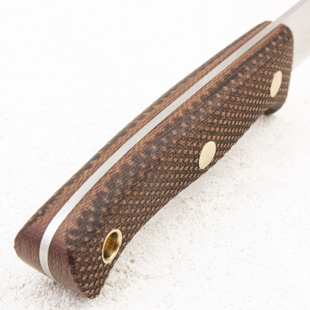 Нож Южный Крест Шершень L, N690, Конвекс, Микарта Койот, Насечка - купить в интернет-магазине Blademan