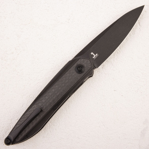 Нож WE Knife Black Void Opus, 20CV Black, 6AL4V Titanium/Carbon Fiber - складной туристические ножи из стали Нож WE Knife Black Void Opus, 20CV Black, 6AL4V Titanium/Carbon Fiber - складной туристические ножи из стали