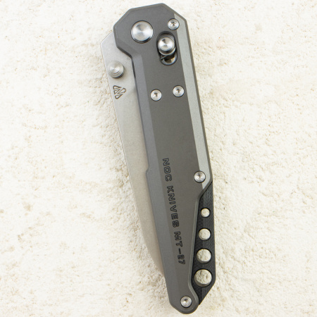 Нож NOC Knives Dark Feather 2.0, M390, Titanium Gray Handle, MT-2703