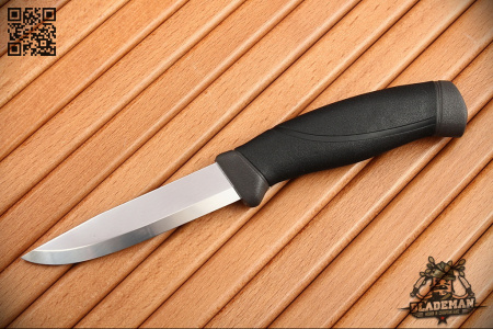 Нож Morakniv Companion Anthracite, нерж. сталь - купить в интернет-магазине Blademan