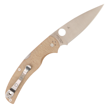 Нож Spyderco Native Chief, CPM Cru-Wear, Canvas Micarta Brown Handle, C244MPCW