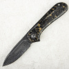 Нож CIVIVI Elementum, Damascus, Shredded Carbon Fiber Black/Gold Нож CIVIVI Elementum, Damascus, Shredded Carbon Fiber Black/Gold