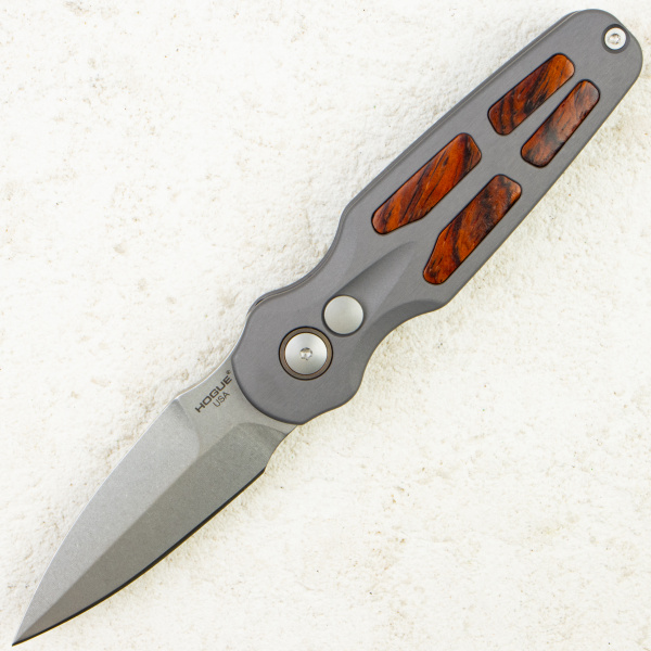 Нож Hogue Ballista II Auto, MagnaCut, Cocobolo/Aluminum Gray, 64233