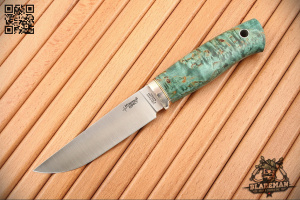 Южный Крест - Джек, Карельская береза Малахит, M390 - купить в интернет-магазине Blademan