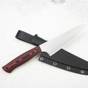 Нож минишеф OWL S160 F, N690 Cryo, G10 Black/Red + Ножны Kydex - купить в интернет-магазине Blademan