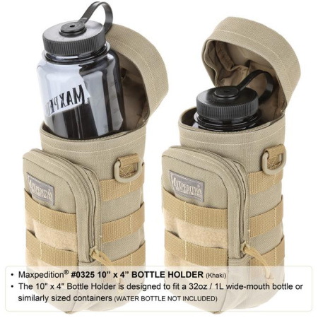Подсумок MAXPEDITION Bottle Holder, 2L, Khaki, 0325K Подсумок MAXPEDITION Bottle Holder, 2L, Khaki, 0325K