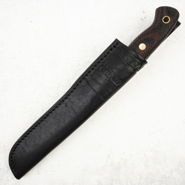 Нож Южный Крест Meat Master, N690, Микарта Красно-Черная - купить в интернет-магазине Blademan
